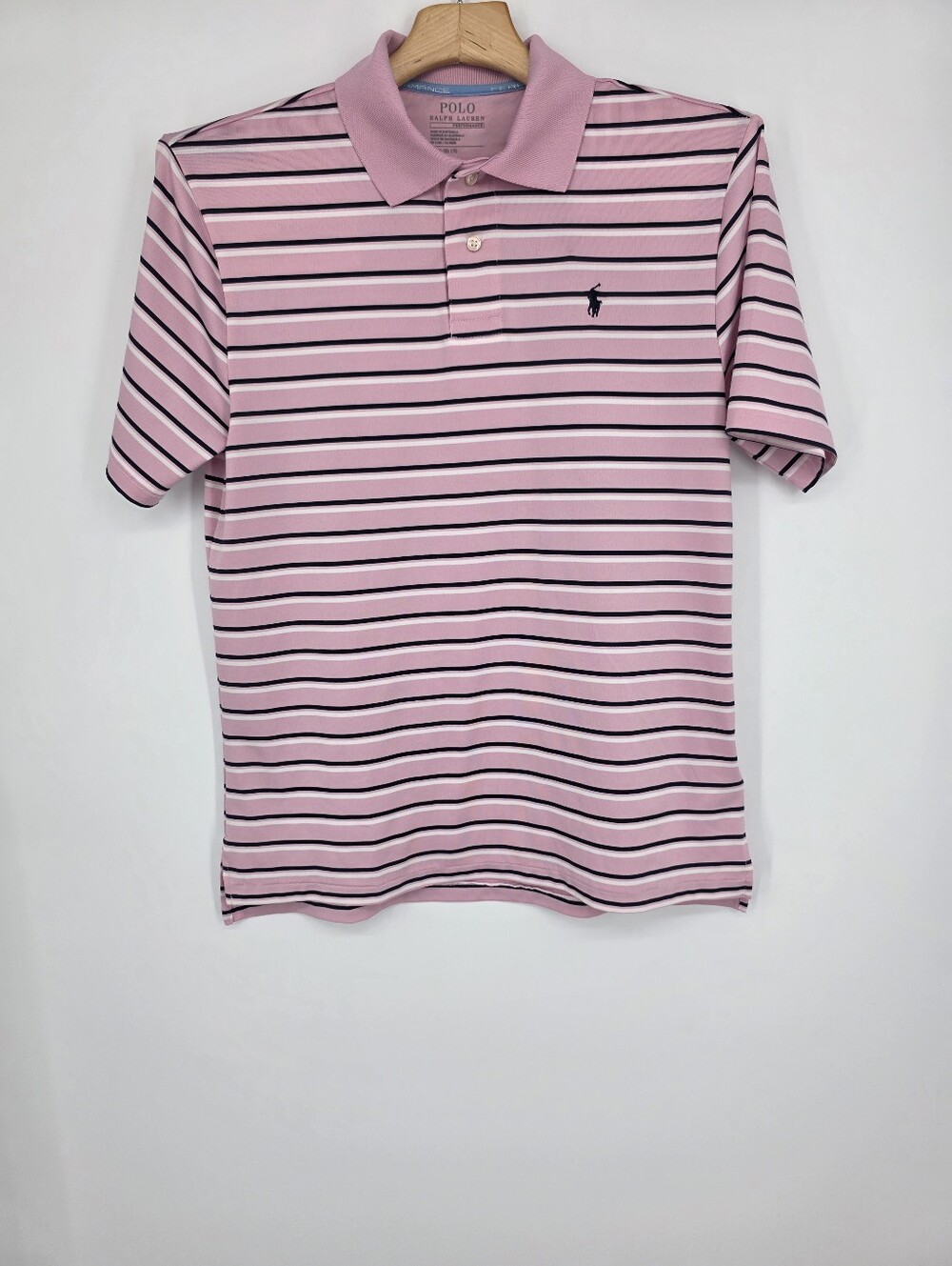 Polo Ralph Lauren Performance Striped Polo Shirt Younth XL.